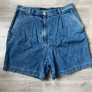 Ralph Lauren Vintage Country Pleated Denim Short